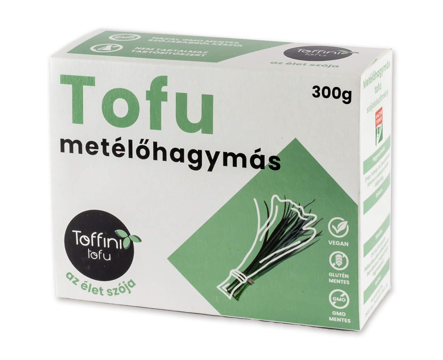 Toffini tofu metélőhagymás dobozos 300g